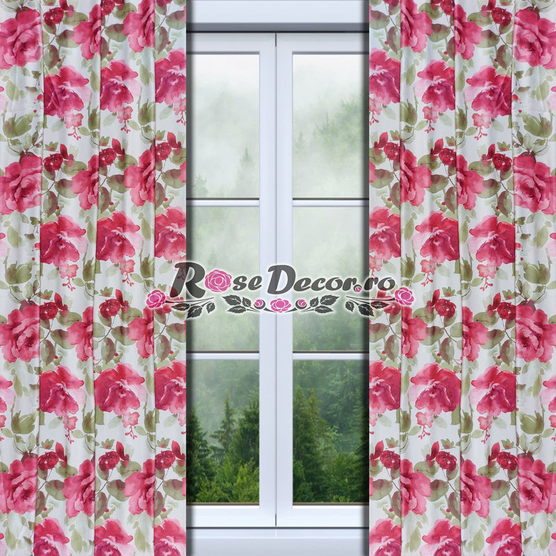 Draperie Blackout Print Rose #02