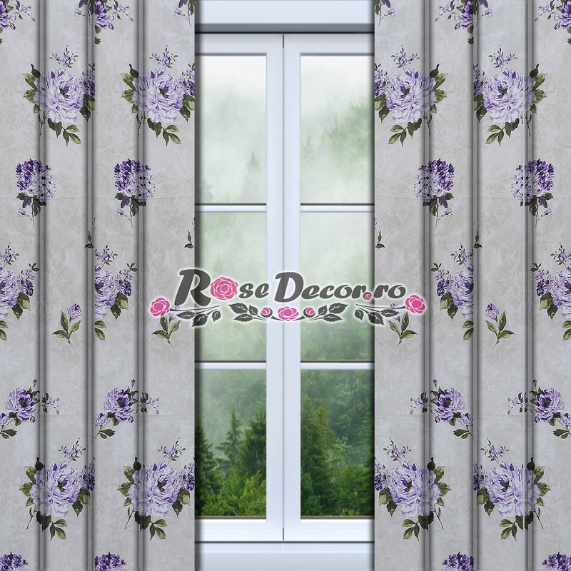 Draperie Blackout Print Rose #04