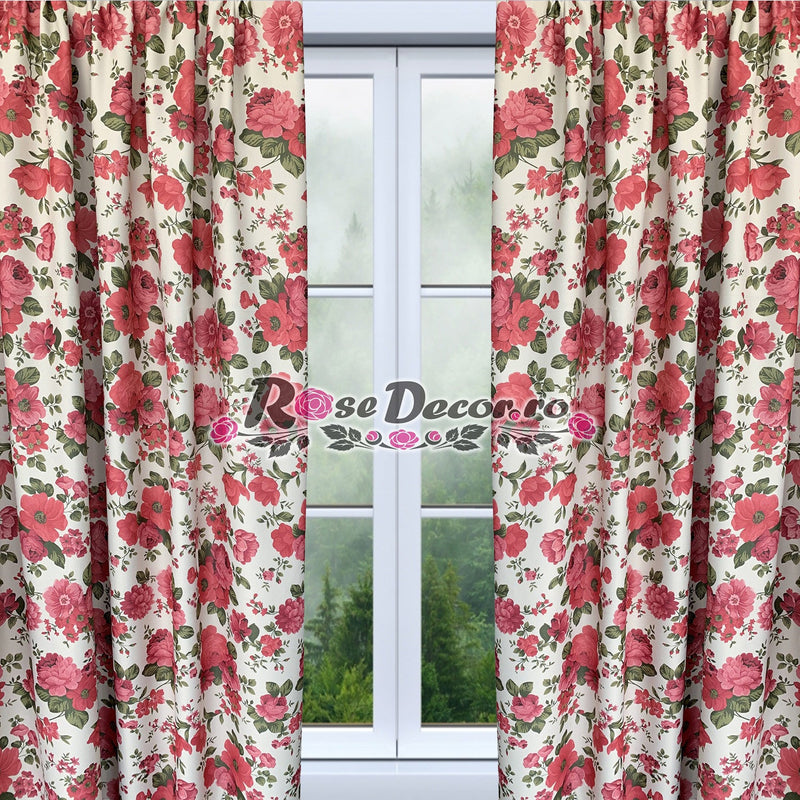 Draperie Blackout Print Rose #03