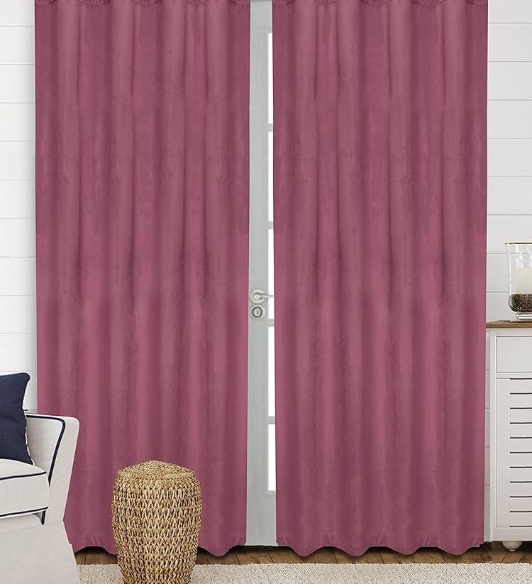 Draperie KATY Catifelat, Roz Inchis prafuit