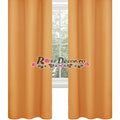 Draperie Blackout Uni Mat Portocaliu