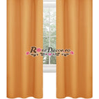 Draperie Blackout Uni Mat Portocaliu