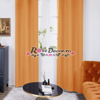 Draperie Blackout Uni Mat Portocaliu
