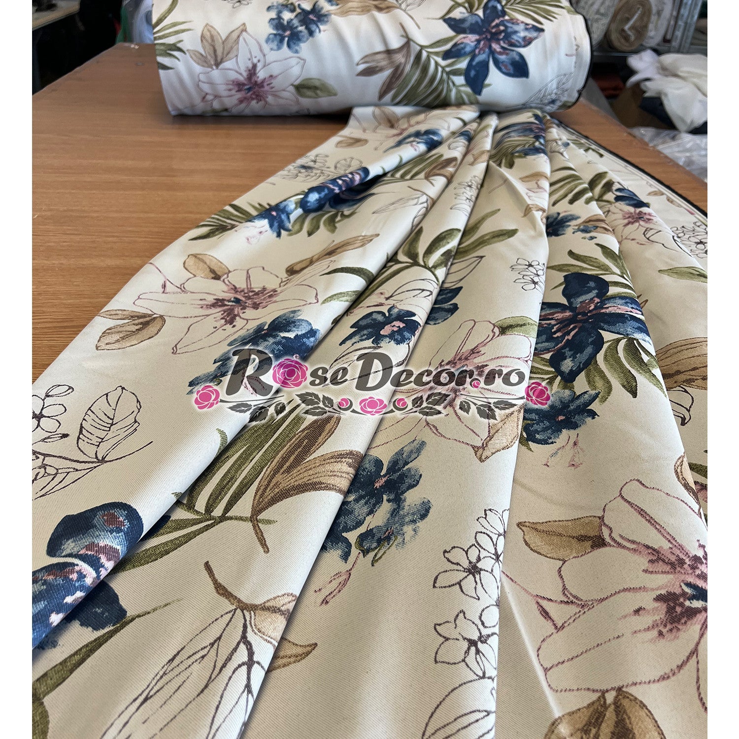 Draperie Blackout Print Floral de Vara #2