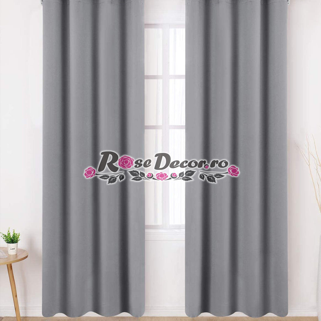 Draperie Blackout Uni Mat Gri