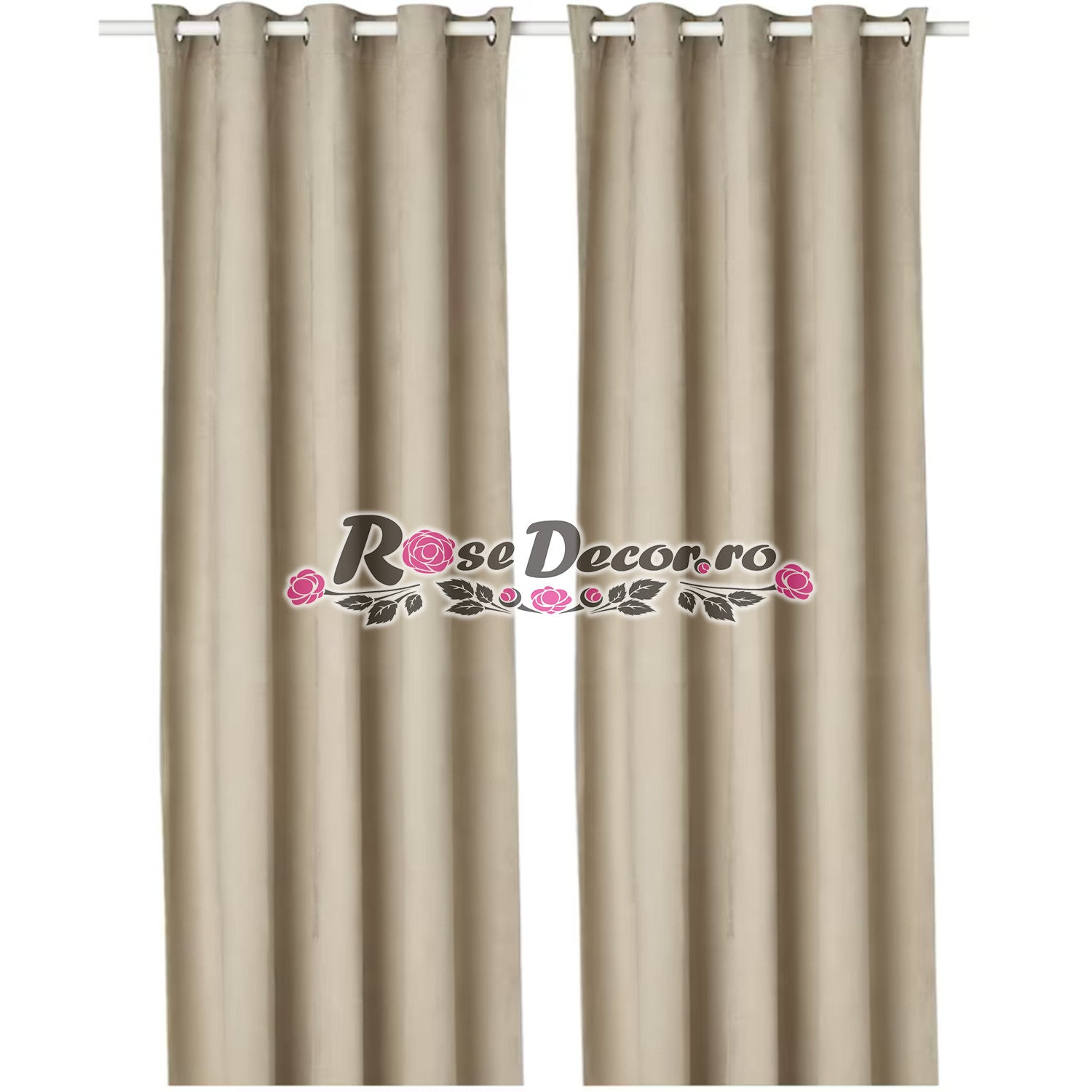 Draperie Blackout Uni Mat Crem