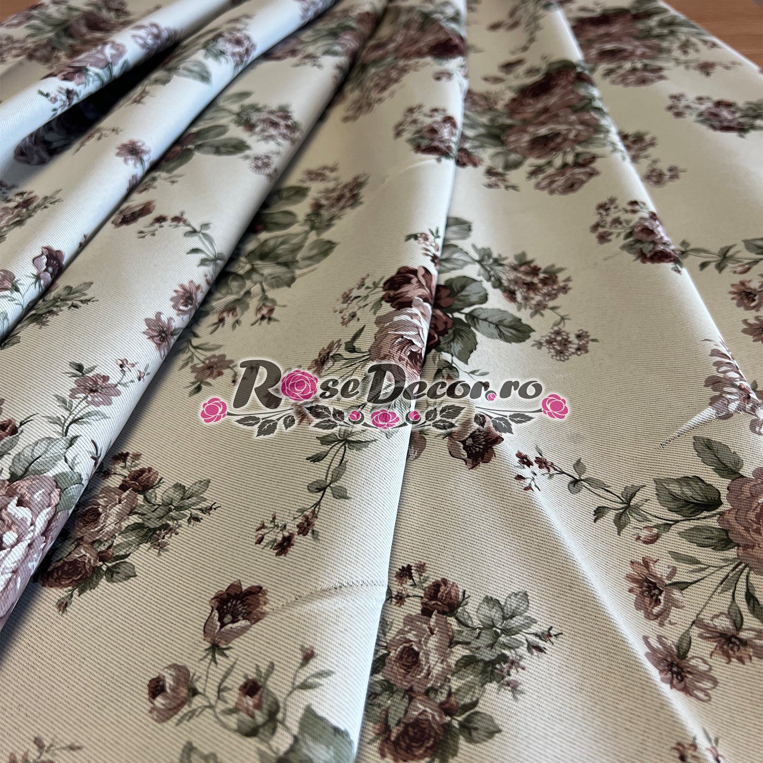 Draperie Blackout Print Floral de Vara #4