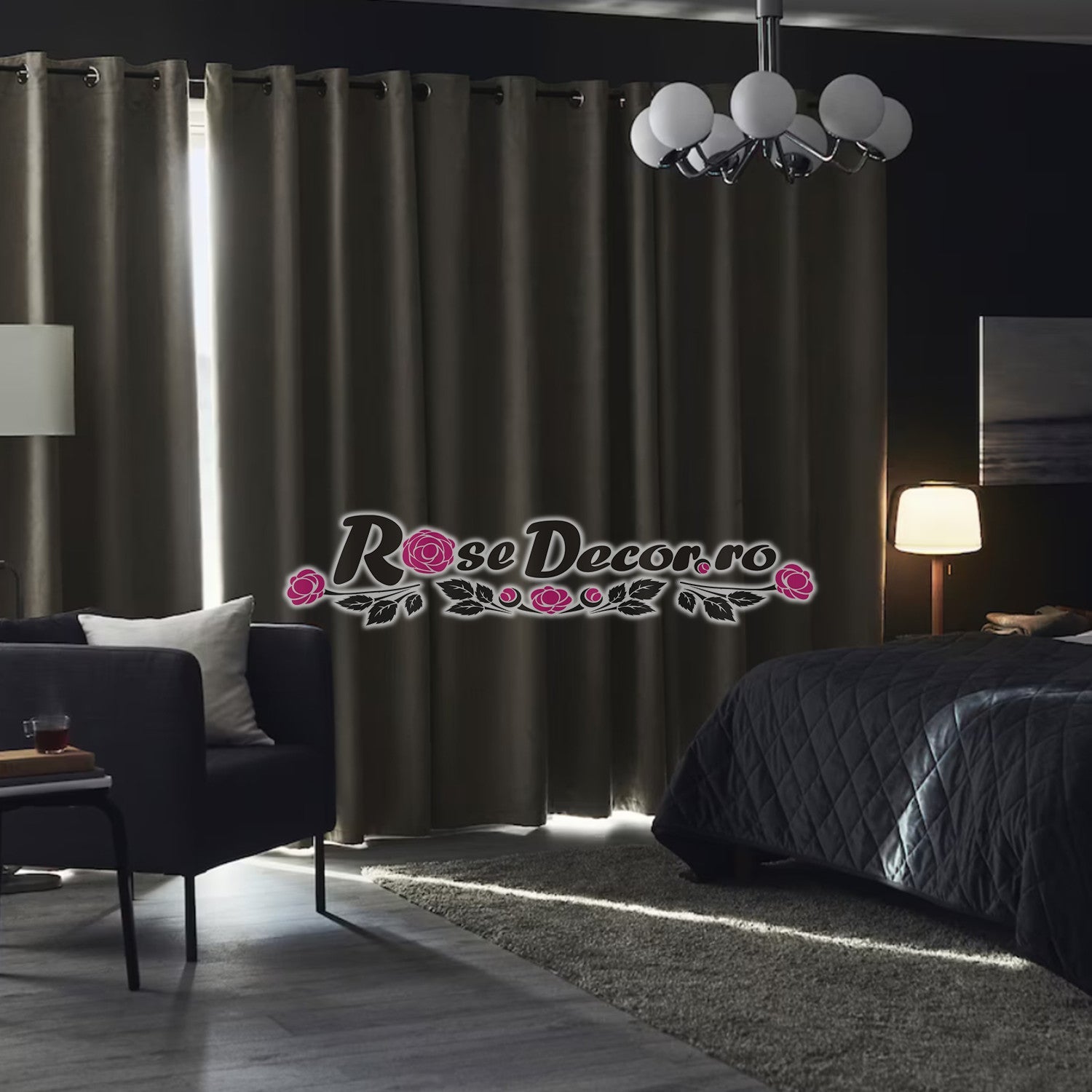 Draperie Blackout Uni Mat Crem