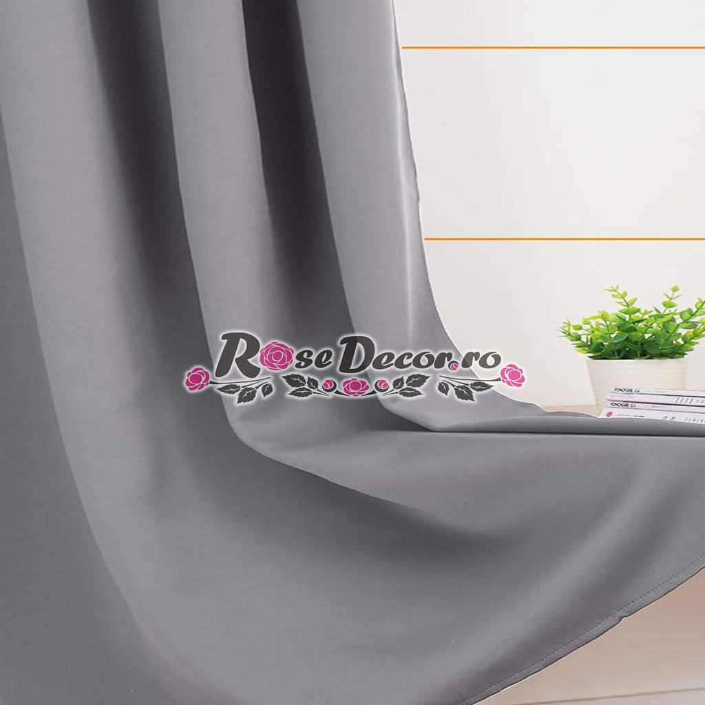 Draperie Blackout Uni Mat Gri