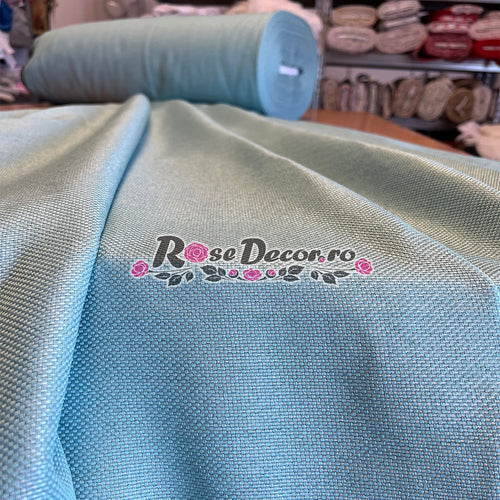 Draperie Blackout Rustic SiRi Bleo-Turcoaz