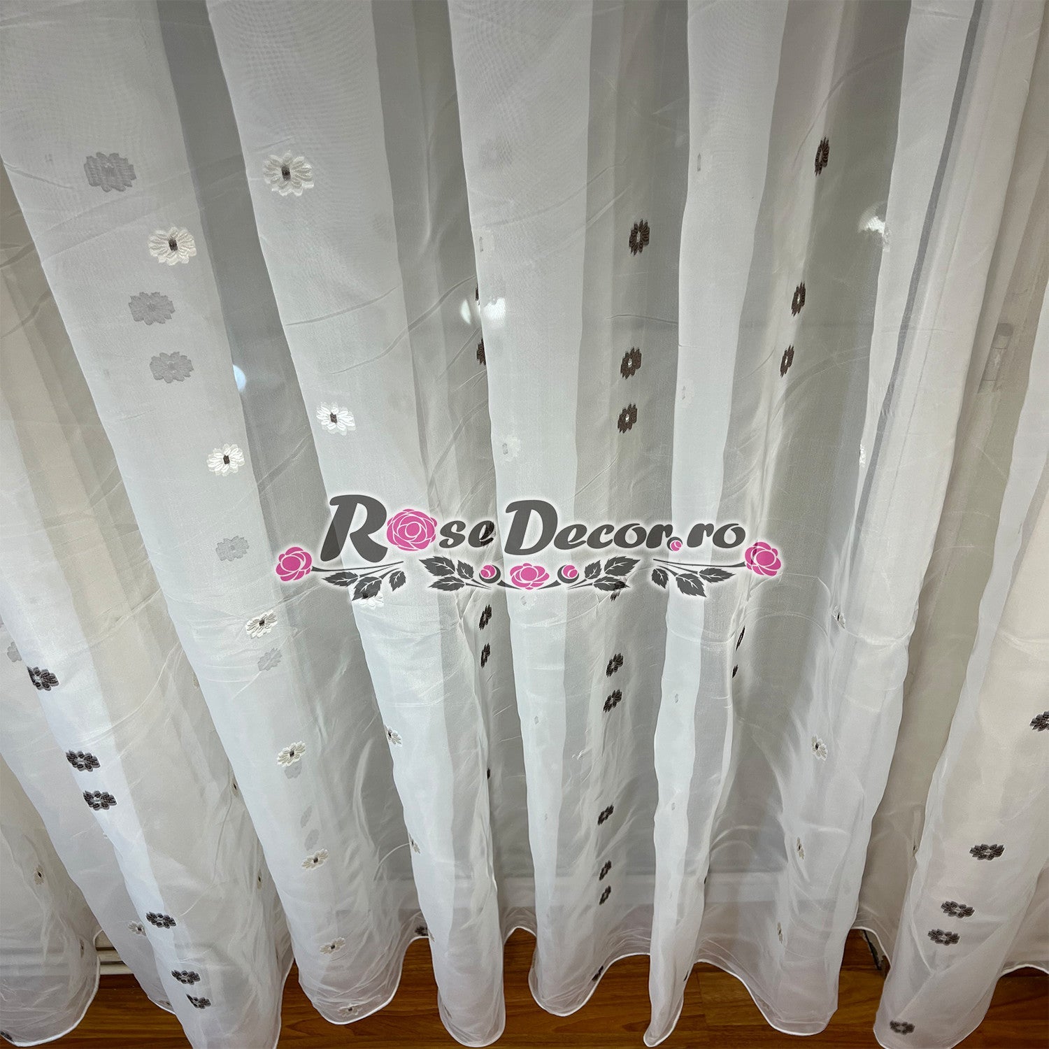 Perdea Voal Flowers 02