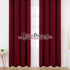 Draperie Blackout Uni Mat Bordo