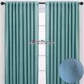 Draperie Blackout Rustic SiRi Bleo-Turcoaz