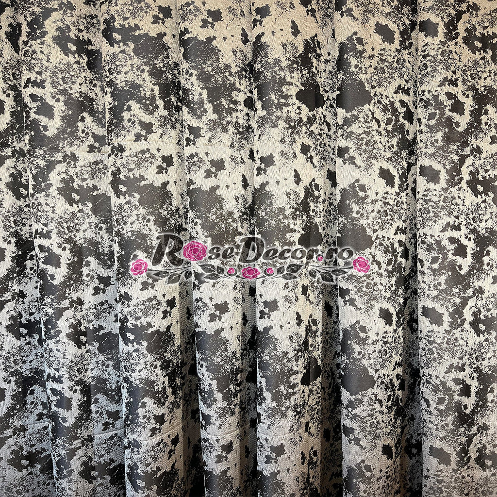 Draperie Oriental Gri Inchis - Argintiu