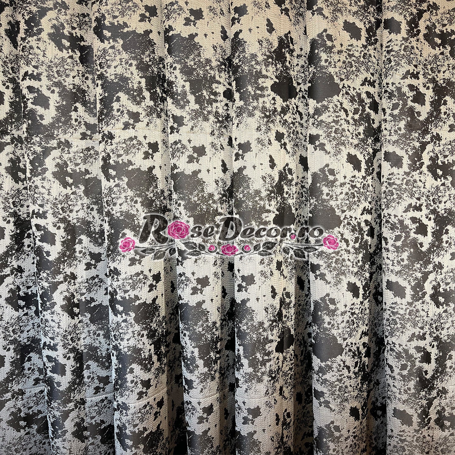 Draperie Oriental Gri Inchis - Argintiu