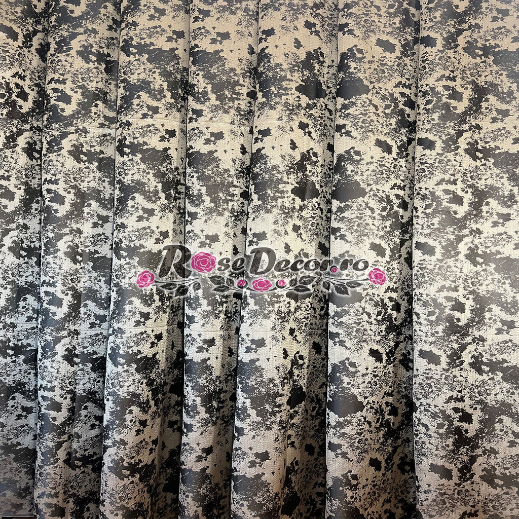 Draperie Oriental Gri Inchis - Argintiu