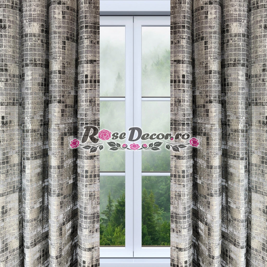 Draperie Mozaic Gri