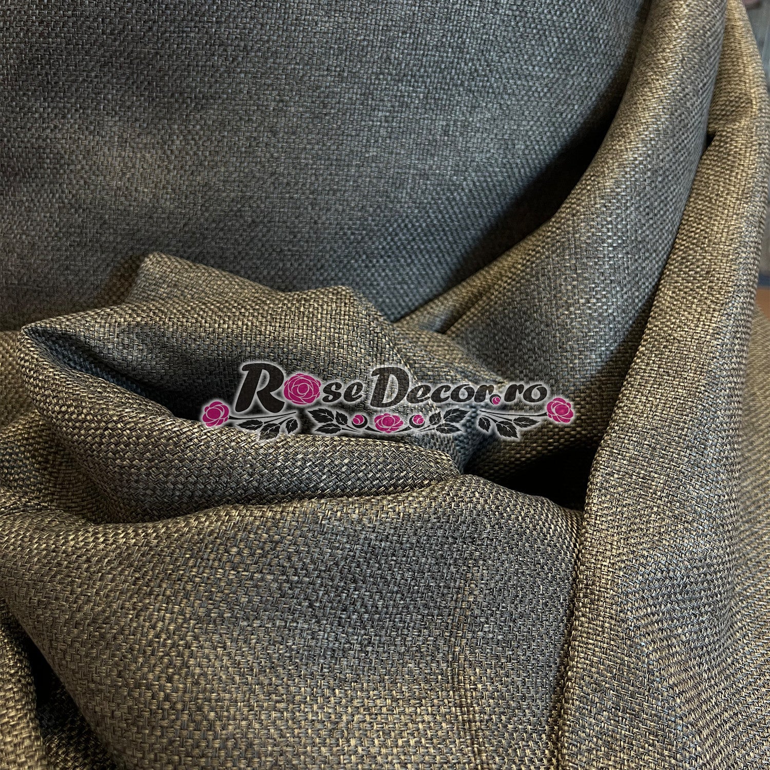 Draperie Blackout Rustic SiRi Maro-Cappuccino