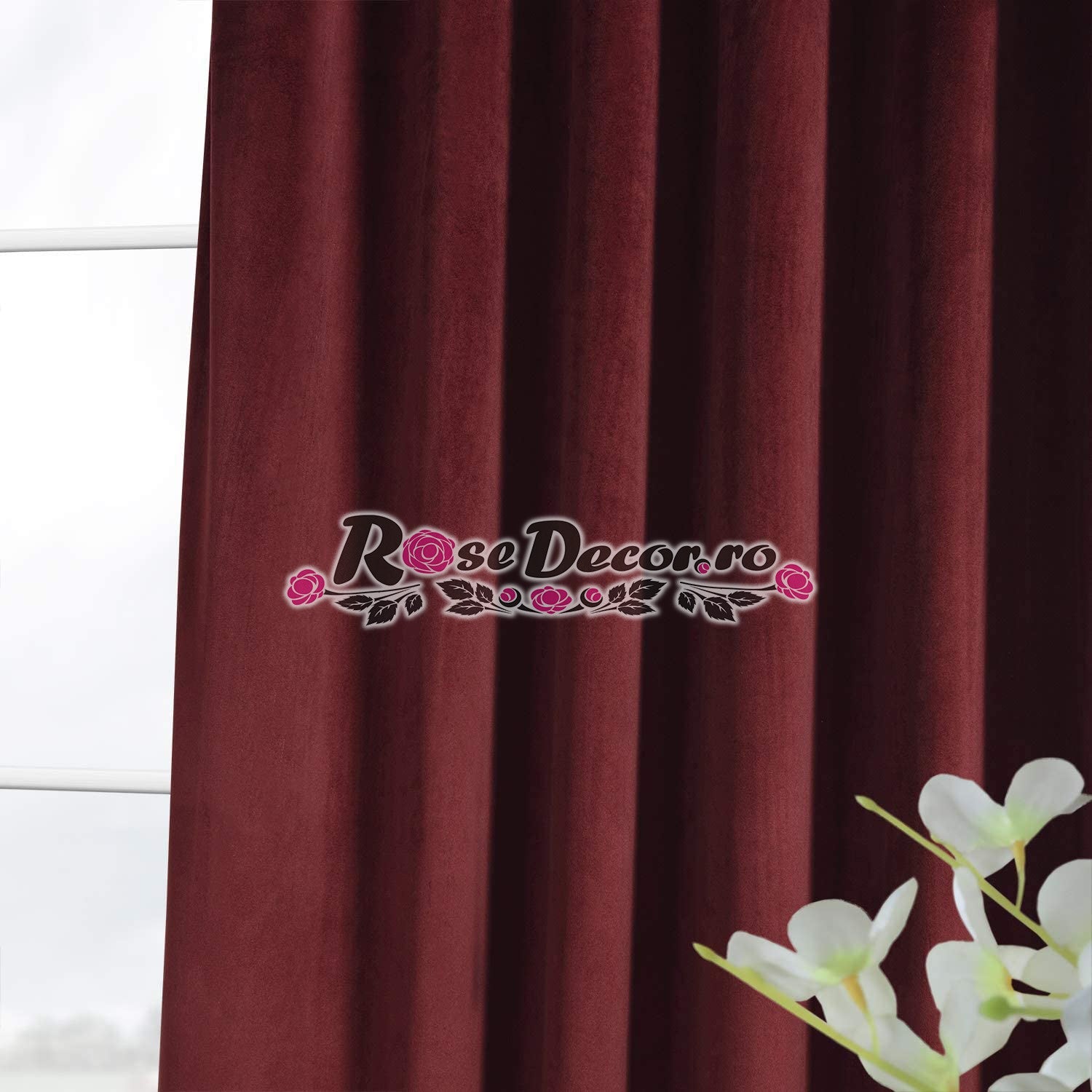 Draperie Catifea Uni Bordo