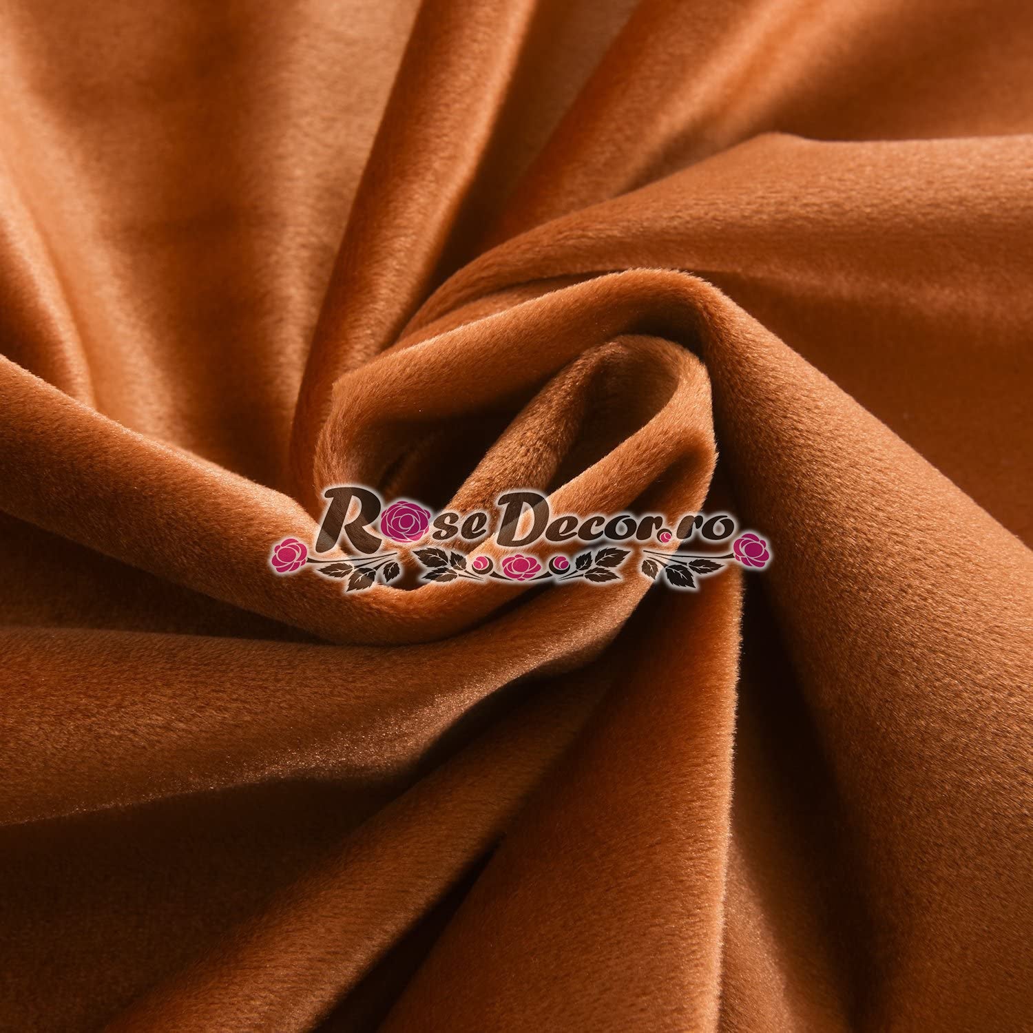 Draperie Catifea Uni Coniac