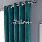 Draperie Catifea Uni Dubai Turcoaz