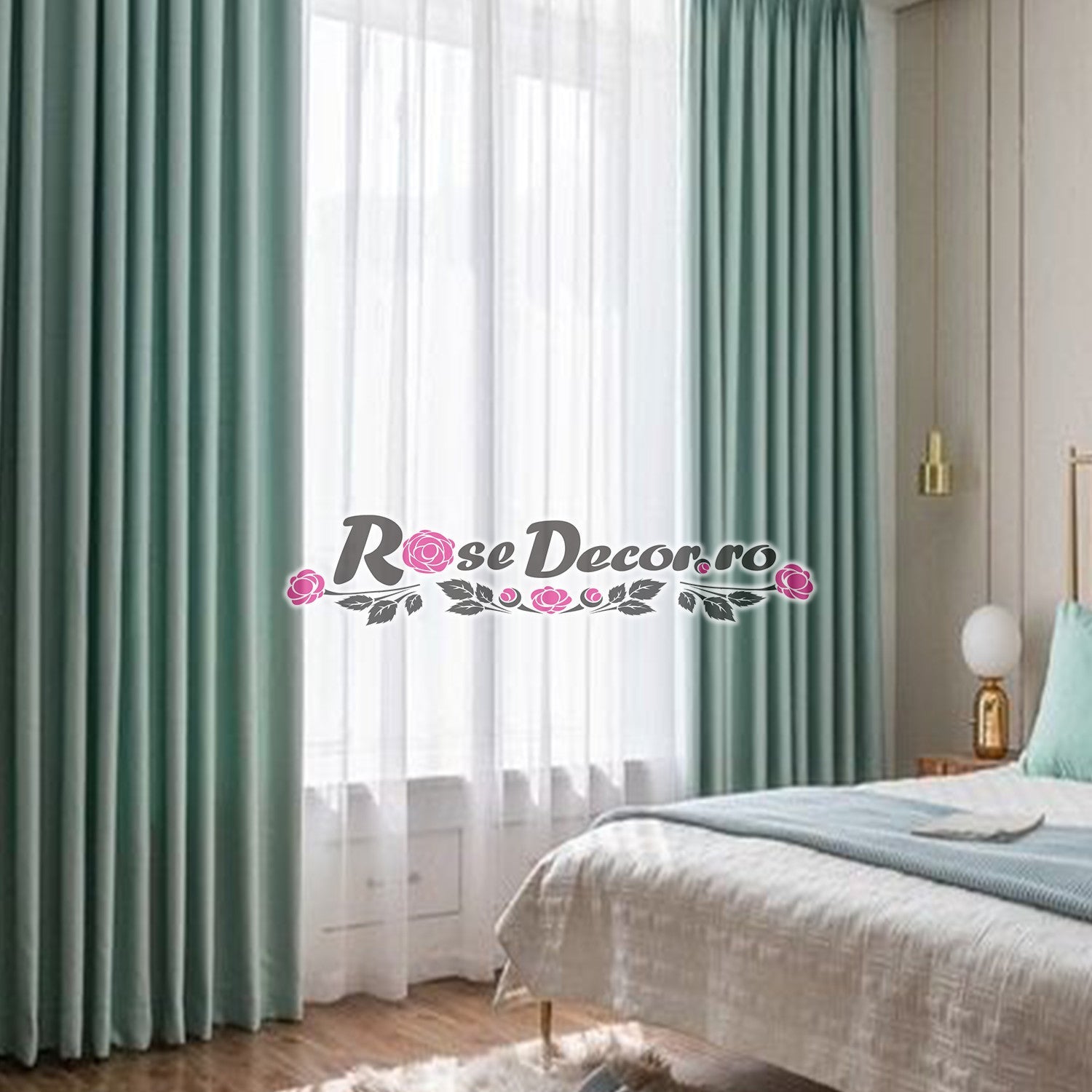 Draperie Catifea Uni New-York Verde