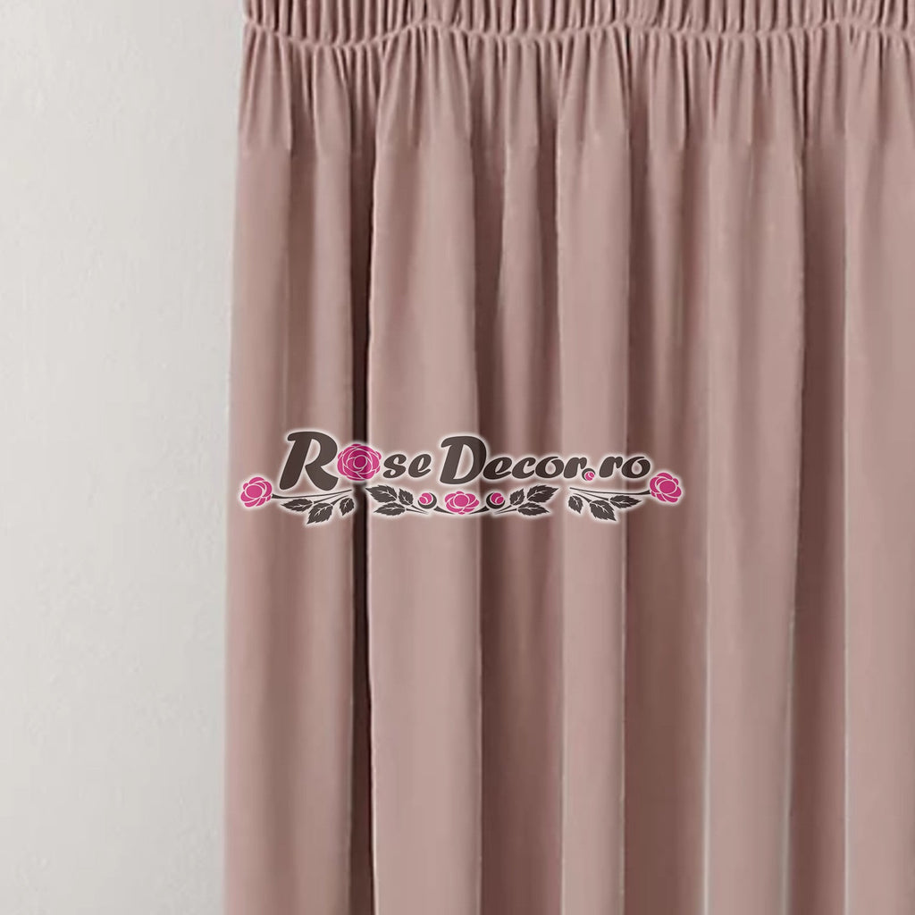 Draperie Catifea Uni Roz-prafuit