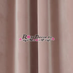 Draperie Catifea Uni Roz-prafuit