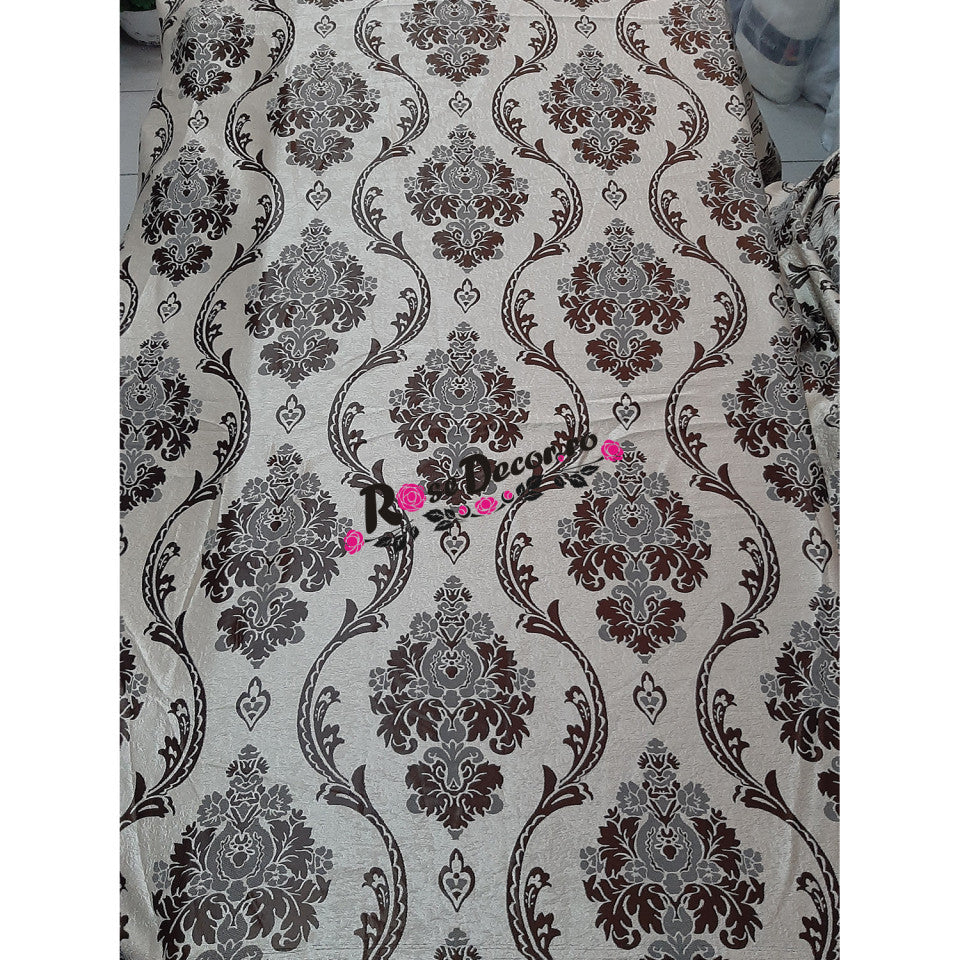 Draperie Blackout Barok, Crem-Maro