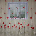 Perdea Voal Organza Flori 03
