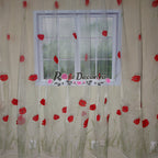 Perdea Voal Organza Flori 03